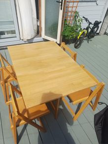 Dining table with chairs