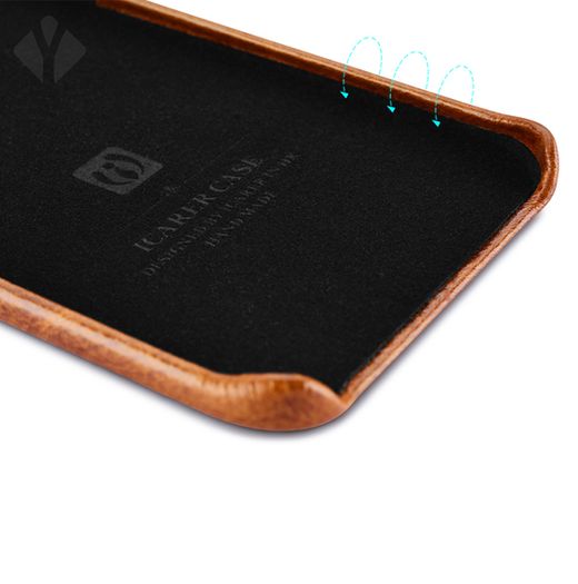 S7 Edge Vintage Oil Wax Leather Back Cover