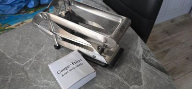 Potato Cutter Chip Maker barely used Stainless Steel