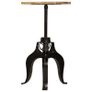 Bar Table Solid Mango Wood 60x(76-110) cm Image 2