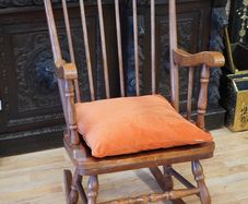 Traditional Spindle-Back Rocking Chair