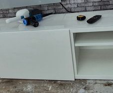 Besta Frame + Glass top