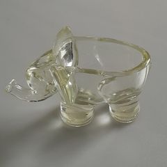 Vintage Glass Elephant