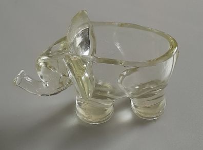 Vintage Glass Elephant