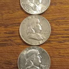 Coins Franklin half dollars