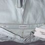 Calvin Klein Jeans W29 Pale Bluish Mint Distressed Mid Length Mom Shorts BNWT Image 6