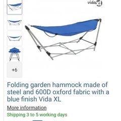 Kelysus Hammock,  reduced for quick sale
