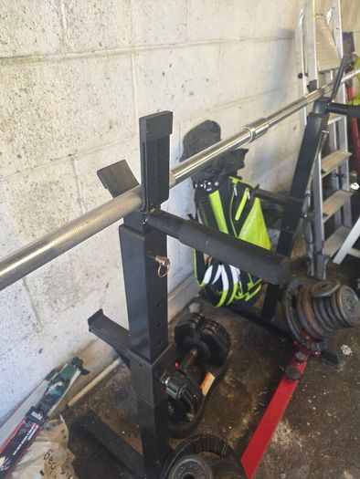 Weight Bench Foldable & Bench Press + weights
