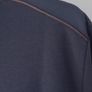 NEW Mens 'Verdoneire' Navy Sweater with brown trim Image 4