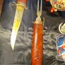 Mid-Century Indian Carved Rosewood Fish Knife & Fork Set - 2 Piece Vintage, Postage available or Collection Image 8