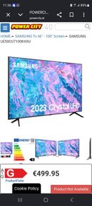 50" Sumsung Smart TV 2023 condition as new