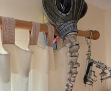 Sandman Helmet and Necklace cosplay props