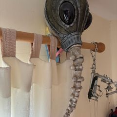 Sandman Helmet and Necklace cosplay props