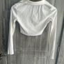 White Crop Top Zara Image 4