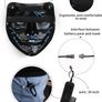 Scary LED Halloween Mask, Light up Mask Cosplay, LED Rave Face Mask Costume 3 Lighting Modes, Halloween Face Masks for Men Women Kids Image 4