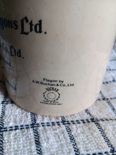Vintage whiskey flaggon