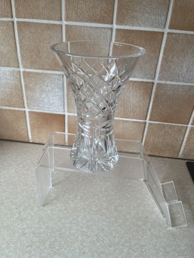 Dublin Crystal 7.25" Flower Vase as New