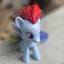 Rainbow Dash Brushable Figure Sparkle Glitter MLP G4 My Little Pony 2010 Image 2