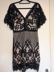 Gorgeous Boutique all over lace bodycon midi dress from Boohoo