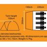 Halfords 4 man dome tent Image 2