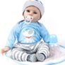Reborn Dolls 22 inch 55 cm Soft Silicone Vinyl Reborn Baby Dolls Handmade Lifelike Cheap Reborn Baby Boy Children's Best Xmas Toy Birthday Gift (FREE POSTAGE) Image 3