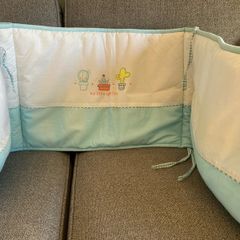 Bundle of 2 Cozy and Thick Cot Bumpers - Great Condition!