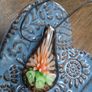 Flower Glass Pendant Necklace Image 2