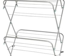 NEW SALE | Tier Deluxe Airer Foldable Heavy Duty Clothes Airer With 4 CORNER HOOKS And Sock Dryer 14M Airing Capacity