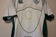 Ireland Jersey.  Official Canterbury Ireland Rugby Mens Alternate Jersey From Grand Slam Winning Season 2009.Authentic Original From The Time. Not A Modern Day Remake.