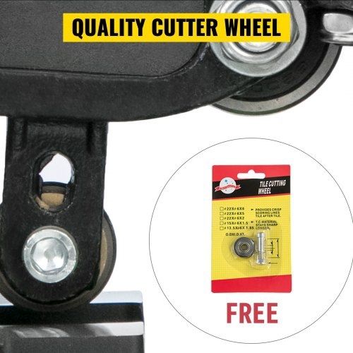 Tile Cutter 47-Inch Manual Tile Cutter 1.4-Inch Tile Cutting Machine Ceramic Porcelain Tile Cutter with Laser Guide All-Steel Frame and Bonus Spare Cutter Wheels Tile Cutter Hand Tool