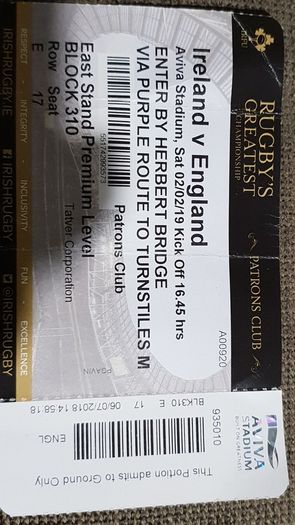 Ireland v england