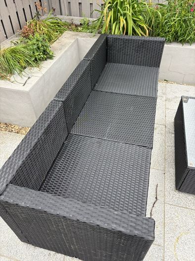 Rattan Garden Furniture with Coffee Table