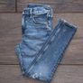 Polo Ralph Lauren Tompkins Skinny High Rise Ankle Fit Jeans Blue Denim W26 UK 8 Image 5