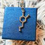 Silver Necklace with Chemical Molecule design Image 6
