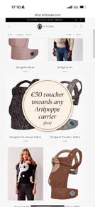 Artipoppe Baby Carrier - 50 Euro Referral voucher