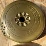 York barbell with weights and clips Image 2
