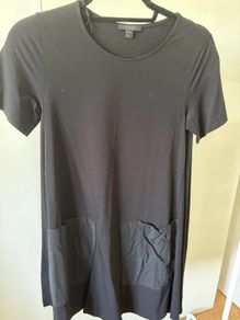 cos dress black xs