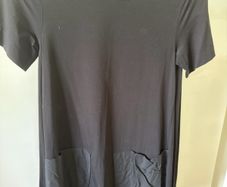 cos dress black xs