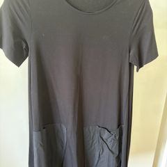 cos dress black xs