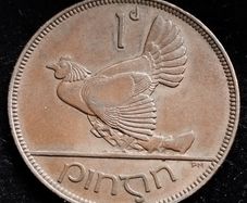 Ireland - 1933 - Penny - Hen - KM.3 - [2683]