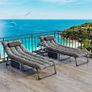 Sun Lounger Set of 2 Image 7