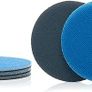 GLASS POLISH 14302 GlasX60 FINE-Grade Professional Abrasive Disc for Glass, Silicon Carbide Sanding Disc with Hook and Loop | 75 mm | Pack of 5 Image 2