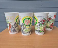 Vintage Plastic Return of the Jedi Coca-Cola Cup 1983