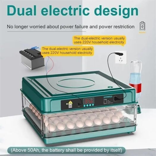 24 Egg Incubator Automatic Temperature Humidity