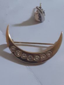 gold broach