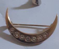 gold broach