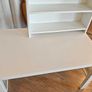 IKEA PAHL Desk with Shelf Unit + Cable Organiser - White Image 2