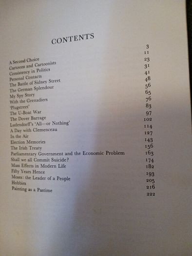 Winston S. Churchill / Thoughts & Adventures/ 1990