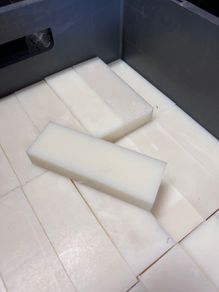 White Nylon Engineering Blocks - 50x90x100mm and 50x26x150mm