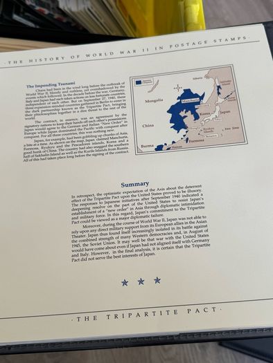 The History of World War II in post stamps